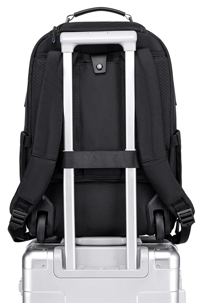 Arctic Hunter  Professional Rolling Backpack 19.5 Inch Water Resistant Backpack Trolley with 360° Degree Opening for Office Travel Business School, LG00656-1, Black for Men | Best Price UAE